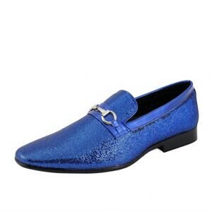 NEW AMALI men's sutton loafers in blue